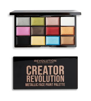 Revolution - *Halloween* - Face Cream Makeup Palette SFX Creator - Metallic