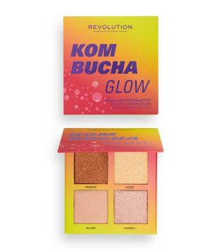 Revolution - *Hot Shot* - Highlighter Palette Kombucha Glow