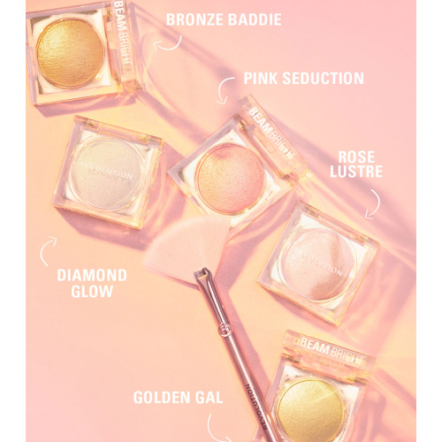 Revolution - Powder Highlighter Beam Bright - Pink Seduction