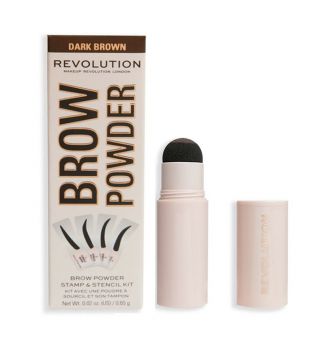 Revolution - Brow Powder Eyebrow Kit - Dark Brown