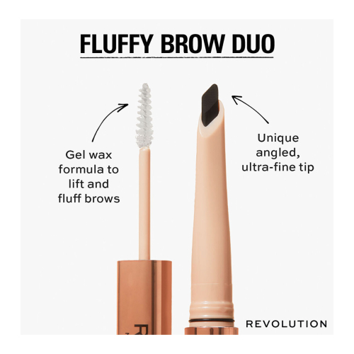 Revolution - Eyebrow pencil Fluffy Brow Filter Duo - Blonde