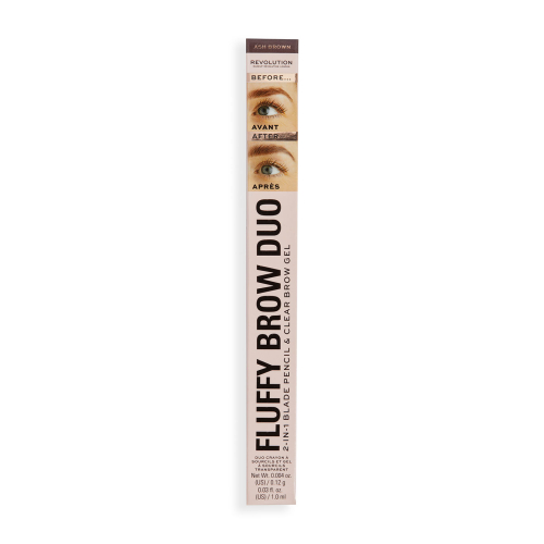 Revolution - Eyebrow pencil Fluffy Brow Filter Duo - Dark Brown
