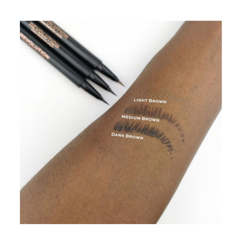 Revolution - Eyebrow Pencil Hair Stroke Brow Pen - Light Brown