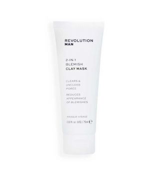 Revolution Man - 2 in 1 Anti-Blemish Face Mask Blemesh Clay Mask