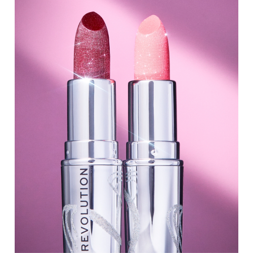 Revolution - *Metallic Muse* - Glitter Lipstick - Baby Pink