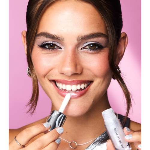 Revolution - *Metallic Muse* - Lip Gloss Shimmer Bomb - Frosted Muse