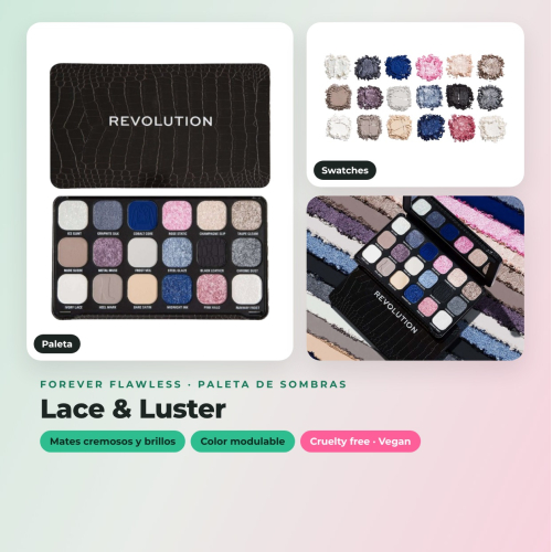 Revolution - Pack of 3 Forever Flawless eyeshadow palettes