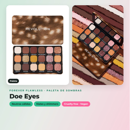 Revolution - Pack of 3 Forever Flawless eyeshadow palettes