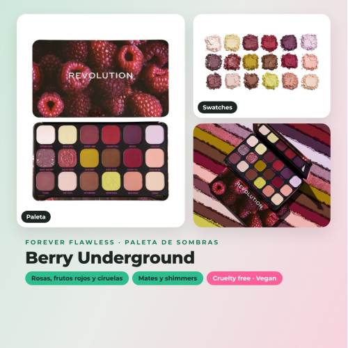 Revolution - Pack of 3 Forever Flawless eyeshadow palettes