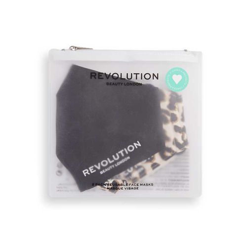 Revolution - Pack of 2 reusable cloth masks - Black