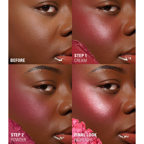 Revolution - Icon Blush Blush Palette - Hot Pink Flag