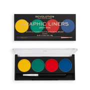Revolution - Liner Palette Water Activated Graphic Liners - Bright Babe