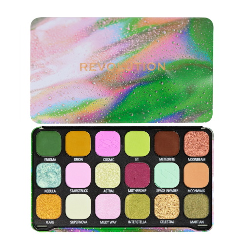 Revolution - Forever Flawless Eyeshadow Palette - Astro Nova Green