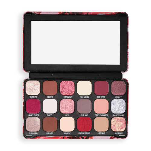 Revolution - Forever Flawless Eyeshadow Palette - Cherry Rebel Red