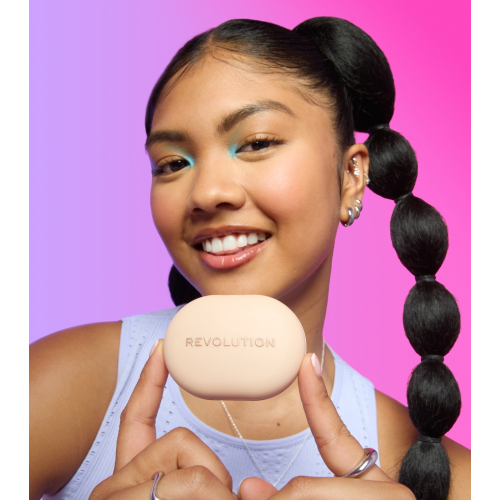 Makeup Revolution - Compact Powder + Adhesive Grip for Mobile Phone Powder Pops - Peach