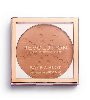 Revolution - Bake & Blot Compact Powder - Peach