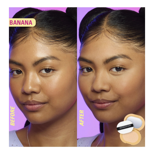 Revolution - Compact Powder Powder Pops Instant Blur - Banana