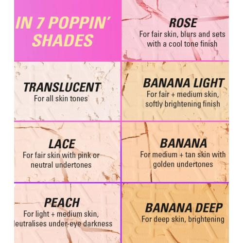 Revolution - Compact Powder Powder Pops Instant Blur - Banana