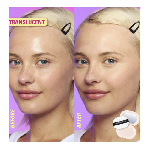 Revolution - Compact Powder Powder Pops Instant Blur - Translucent