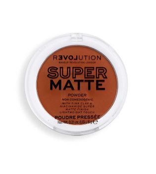 Revolution - Compact powder Super Matte - Dark