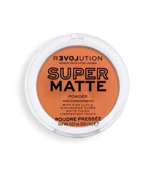 Revolution - Compact powder Super Matte - Dark Tan