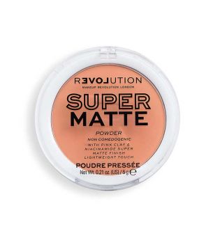 Revolution - Compact powder Super Matte - Warm Beige