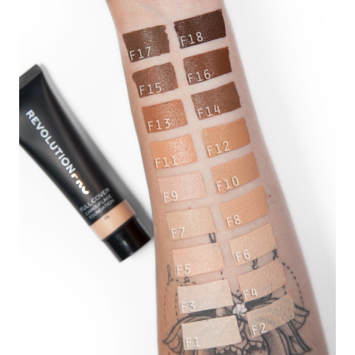 Revolution Pro - Full Cover Camouflage  Foundation - F12