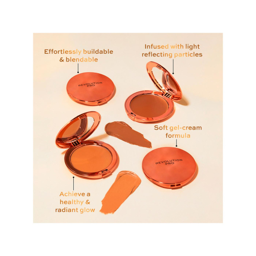 Revolution Pro - *Glow Edit* - Cream Bronzer - Medium Bronze