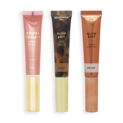 Revolution Pro - *Glow Edit* - Set Cream Wand Trio - Medium