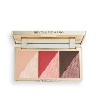 Revolution Pro - Crystal Luxe Face Palette - Berry Flush