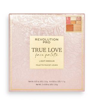 Revolution Pro - True Love Face Palette - Light-Medium