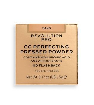 Revolution Pro - CC Perfecting Pressed Powder - Sand