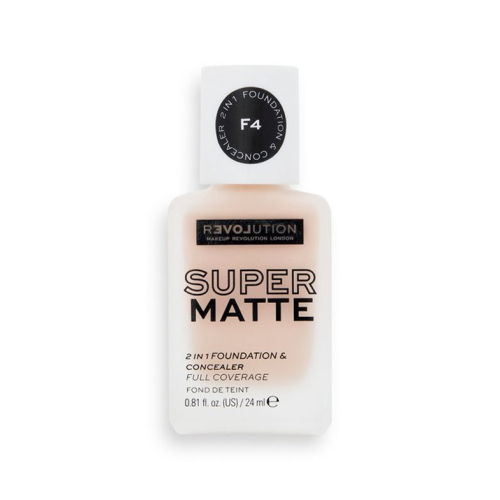 Revolution Relove - Super Matte Foundation - F4