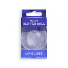 Revolution Relove - *Dancing Queen* - Lip Gloss Glitter Ball - Crystal Clear