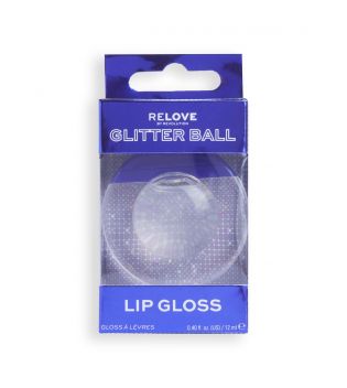 Revolution Relove - *Dancing Queen* - Lip Gloss Glitter Ball - Crystal Clear