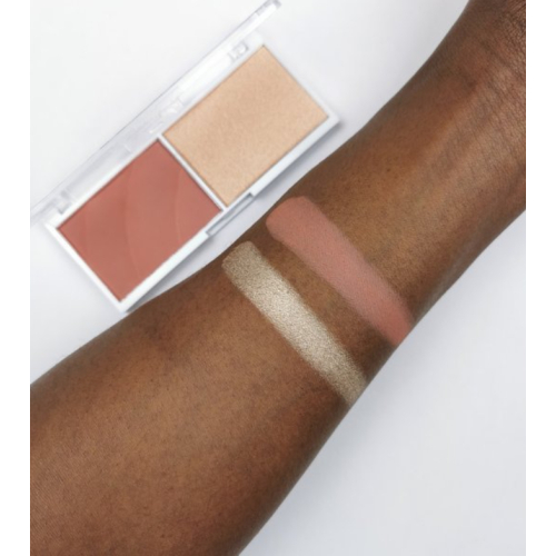 Revolution Relove - Colour Play Blushed Blush and highlighter duo - Kindness