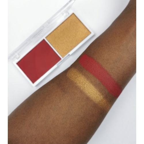 Revolution Relove - Colour Play Blushed Blush and highlighter duo - Wishful
