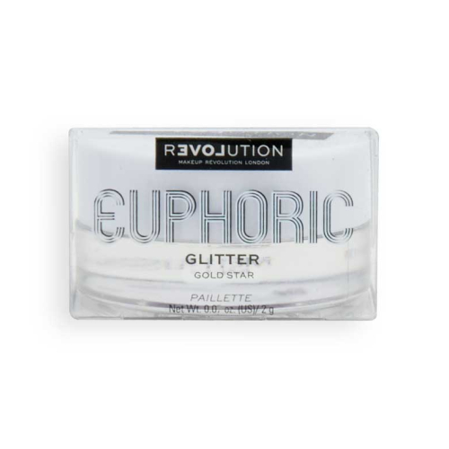 Revolution Relove - *Euphoric* - Multi-Purpose Iridescent Loose Glitter - Gold Star