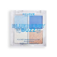 Revolution Relove - Pocket Size Eyeshadow Palette - Blueberry Buzz