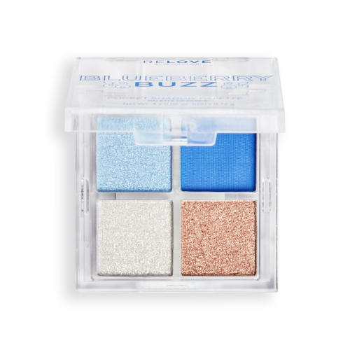 Revolution Relove - Pocket Size Eyeshadow Palette - Blueberry Buzz