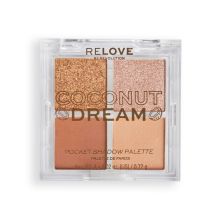 Revolution Relove - Pocket Size Eyeshadow Palette - Coconut Dream