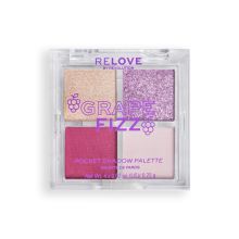 Revolution Relove - Pocket Size Eyeshadow Palette - Grape Frizz