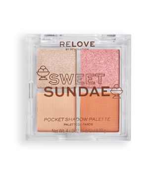 Revolution Relove - Pocket Size Eyeshadow Palette - Sweet Sundae
