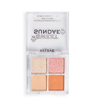 Revolution Relove - Pocket Size Eyeshadow Palette - Sweet Sundae