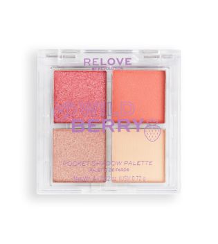 Revolution Relove - Pocket Size Eyeshadow Palette - Wild Berry