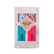 Revolution - Lip Gloss Set Maxi Plump Lip Duo - Maxi Plump Cool As Ice +  Maxi Plump Hot As Chilli