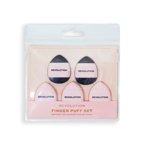 Revolution - Mini Makeup Brush Set Mini Finger Powder Puff