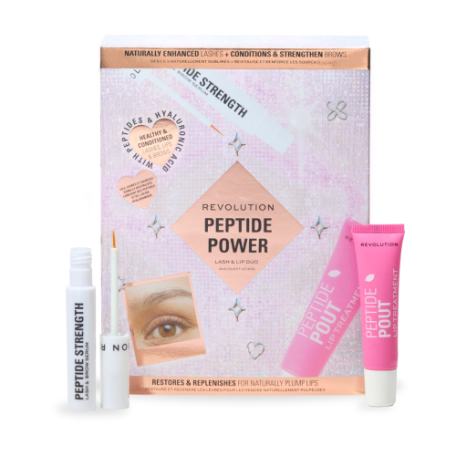 Revolution - Set Peptide Power - Eyelash and eyebrow serum + Lip treatment