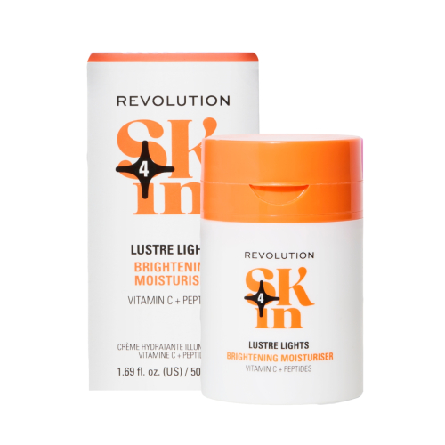 Revolution Skin - *Be Bright* - Brightening facial cream with vitamin C and peptides Lustre Lights