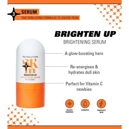 Revolution Skin - *Be Bright* - Brightening facial serum with 3% vitamin c Brighten Up